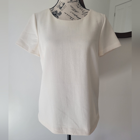 Joie Deleina Wool Cream Textured Top Size M - Picture 4 of 12